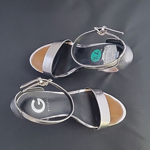 G BY GUESS HIGH HEEL STILETTOS ADJUSTABLE BUCKLE ANKLE STRAP SANDAL - Picture 8 of 14